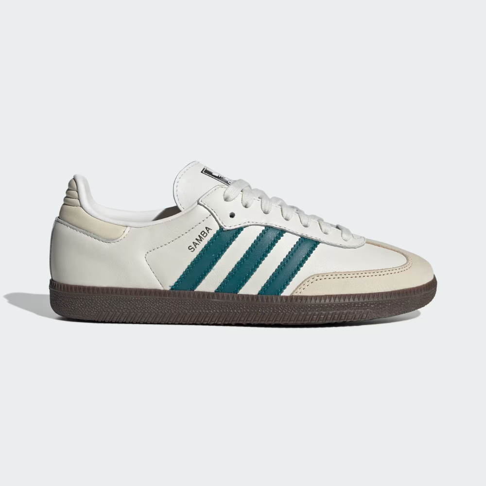 Adidas Samba - White/Teal