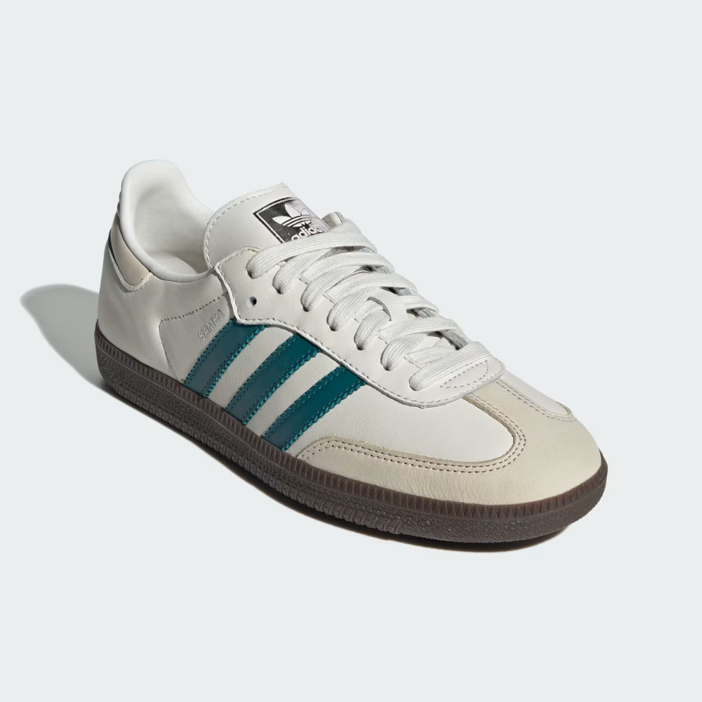 Adidas Samba - White/Teal