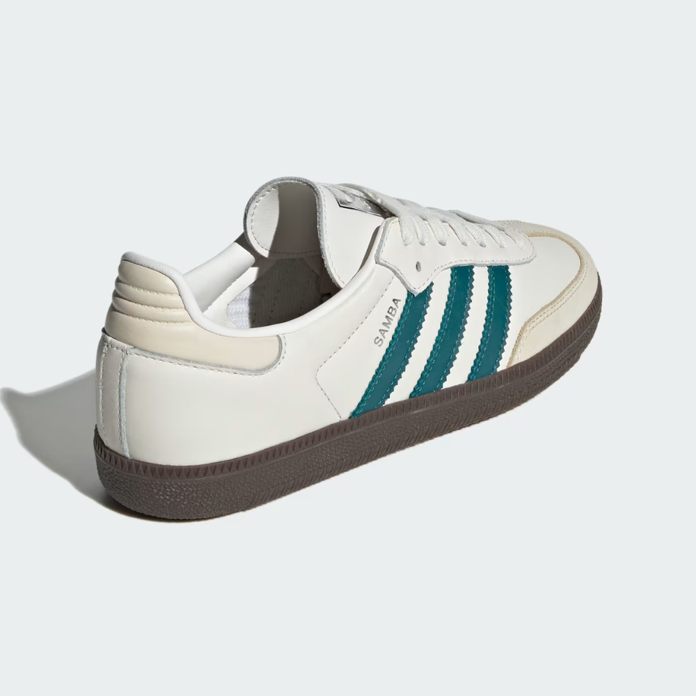 Adidas Samba - White/Teal