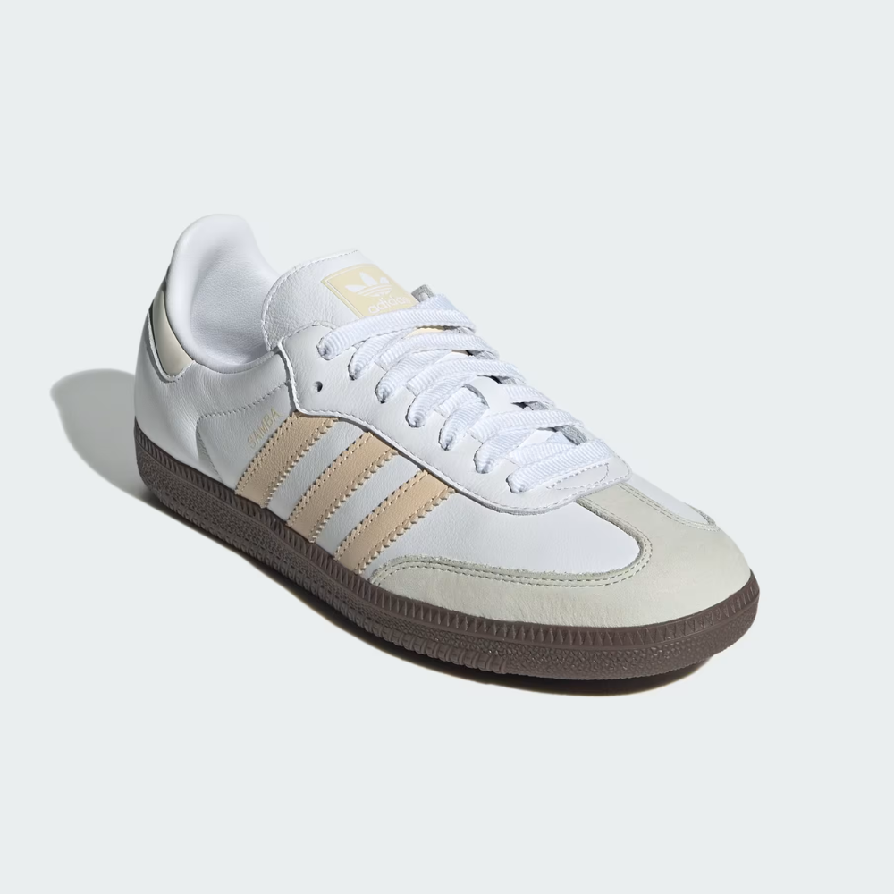 Adidas Samba - White/Gold