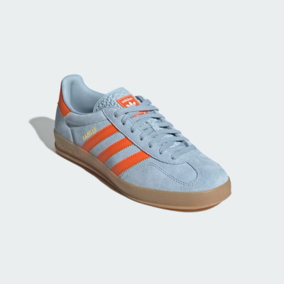 Adidas Gazelle - Light Blue/Orange