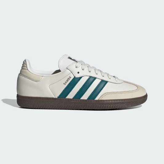 Adidas Samba - White/Teal