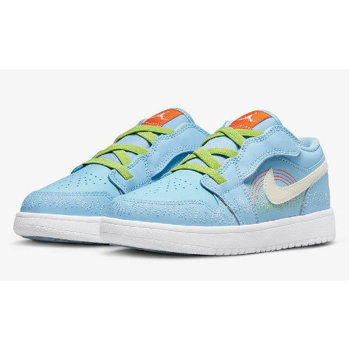 Jordan 1 Low Blue Stitch
